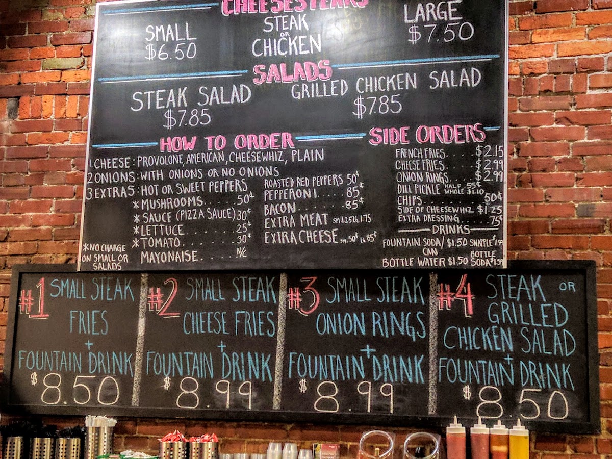 Menu Philadelphia Steaks & Hoagies-4